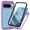 Purple, variant on TECH CIRCLE for Google Pixel 10 / 10 Pro PC+TPU Hybrid Case with Built-in Screen Protector Clear Slim Back Cover Shockproof Rugged Heavy Duty Bumper Full Body Dustproof Protective,Black