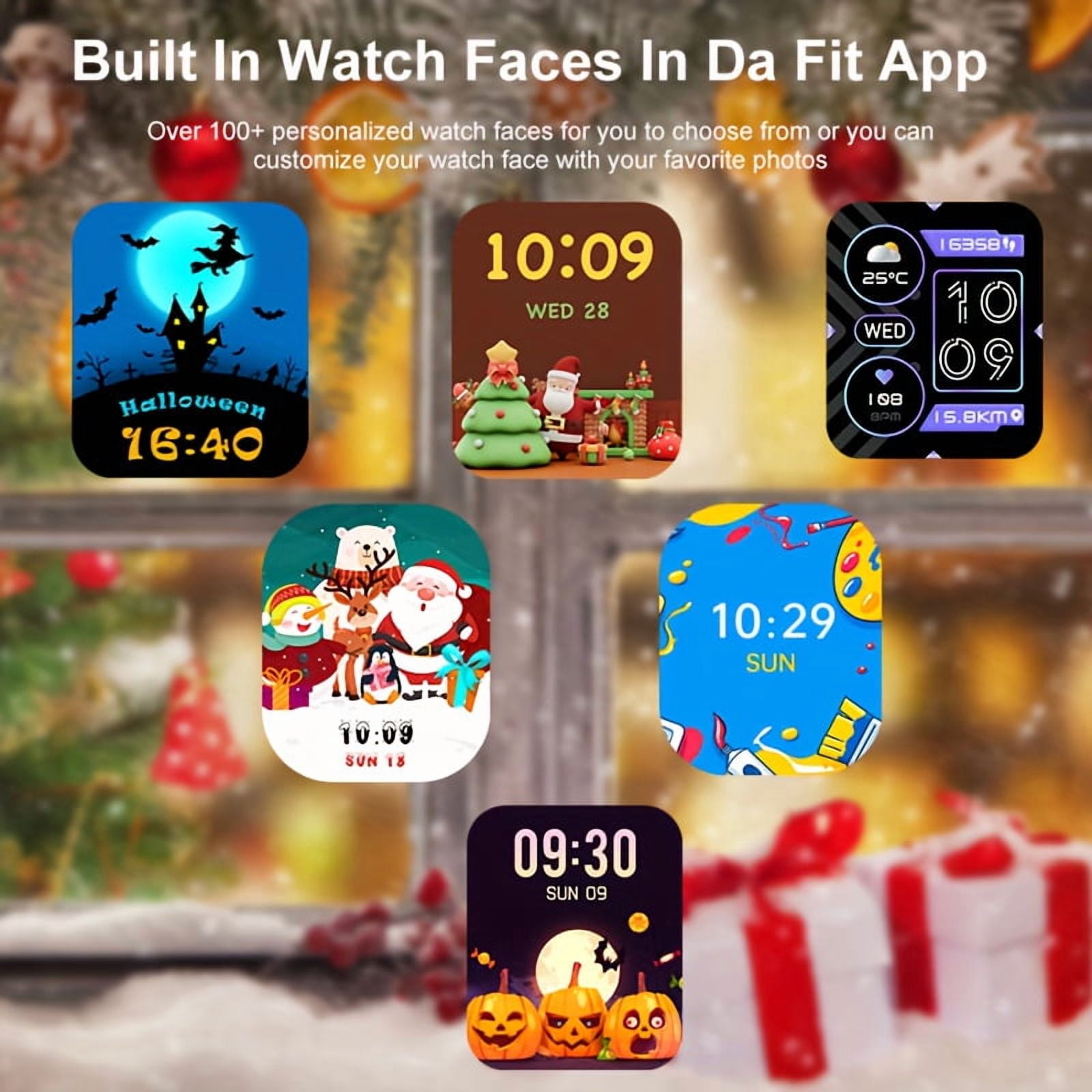 Multi-functional smartwatch with AI control and LED light. Rich sports modes and watch faces, cross-system compatible and perfect for gifting.