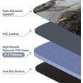 thumbnail image 4 of Luxury Black and Gray Marble Kitchen Rug Anti Fatigue PVC Leather Kitchen Rug Non-Slip Waterproof Standing Mat Comfort Floor Mat for Kitchen Door Home Laundry 17.3"×29", 4 of 6