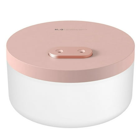 

Cool Humidifier with Dual Mists 1L Humidifiers for Bedroom Babies Office Automatic Shut-Off & Night Light Pink