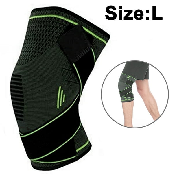 Rodillera para dolor de rodilla Mangas de compresión de soporte de rodilla con bandas extraíbles, ACL, para gimnasio, hacer ejercicio, correr, recuperación de lesiones, baloncesto y más deportes Ormromra 220520-5
