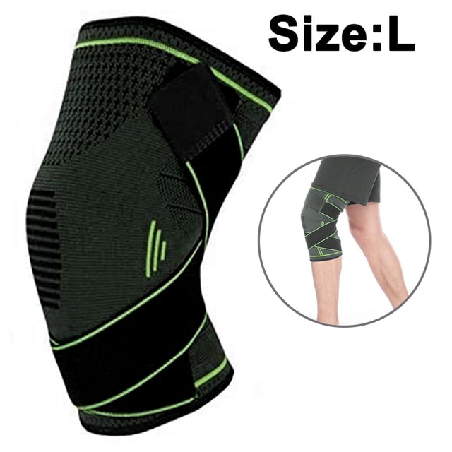 Knee Brace for Knee Pain Knee Support Compression Sleeves with Removable Bands, ACL, for Gym, Working Out, Running, Injury Recove