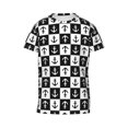 thumbnail image 6 of Fuzoiu Nautical Anchors1 Print Youth Short Sleeve T-Shirt,Youth Dry-Fit Active Athletic T-Shirt,Short Sleeve Tops Tees for School, Sports, and Casual Wear, 6 of 6