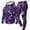 Dark Purple, variant on JULMCOMO Mens Tracksuit Tree Leaf Print Drawstring Hooded Casual Loose Fit Pullover Sweatshirt Drawstring Jogging Pants Sweatsuit Fall Winter 2 Piece Sets White 3XL