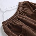thumbnail image 4 of TRUBKH Corduroy Pants Women Baggy Pants Jogger Pants Vintage Pants Fall Pants Plaid Pants for Women Womens Corduroy Pants Coffee L, 4 of 5