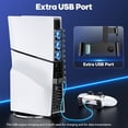thumbnail image 4 of AARONMEI PS5 Slim Cooling Fan 3-Level USB Hub Blue Light Accessory, 4 of 10