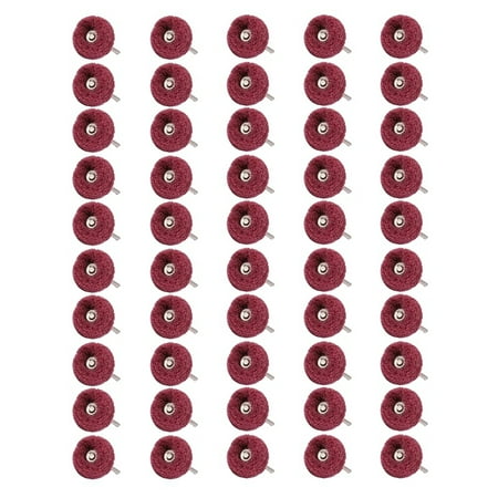 

50 Pc 1 Inch Abrasive Wheel Polishing Buffing Wheel Drills 240 Grits 1/8Inch Scouring Pad Abrasive Buffing Wheels
