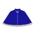 thumbnail image 6 of WRFWUL Women's Velvet Capelet Vintage Victorian Warm Poncho Evening Party Wedding Bride Cosplay Costume, 6 of 7