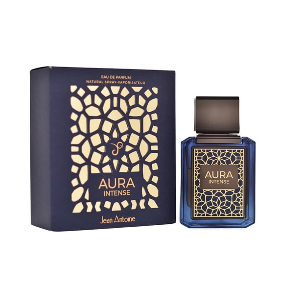 Aura Intense Perfume for Men, French Fragrance, Top notes: Salt, 100ml, Bold. Luxurious. Long-Lasting.