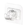 thumbnail image 1 of Gancho de pasta fuerte sin perforaciones para puerta de baño de cocina, gancho para colgar ropa en la parte trasera, gancho para colgar en la pared del baño sin costuras, gancho individual, 1 of 2