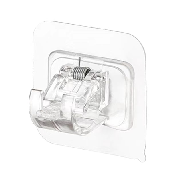 Gancho de pasta fuerte sin perforaciones para puerta de baño de cocina, gancho para colgar ropa en la parte trasera, gancho para colgar en la pared del baño sin costuras, gancho individual