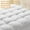 White(54*75inch), variant on Mattress Topper King,Extra Thick Mattress Pad Cover for Back Pain,Cooling Mattress Protector with 8-21 Inch Deep Pocket,Overfilled Down Alternative Filling