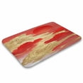 thumbnail image 3 of Red and Gold Mountain Bathroom Mat - Non-Slip, Soft and Stylish, 16" x 24", 3 of 8