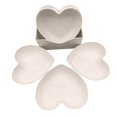 thumbnail image 4 of Platos en forma de corazón, platos para servir frutas, decorativos, plato de corazón, bandeja para servir el día de San Valentín, para dulces, nueces, Blanco, 4 of 10