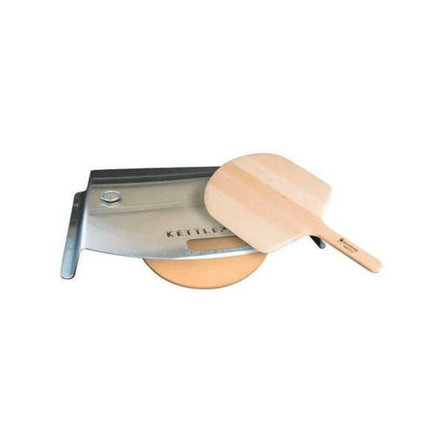KettlePizza Kit de Four à Pizza en Acier Inoxydable de Luxe pour Cuisson au Gaz