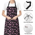 thumbnail image 6 of Lsque Breast Cancer Awareness (2) Waterproof Apron Chef Aprons for Men Heavy Duty Chemical Work Apron Extra Long Grilling Aprons with Adjustable Bib Apron, 6 of 9