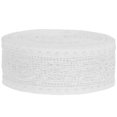 thumbnail image 1 of Shisuyan Elastic Lace Ribbon Decorative Trim White Nylon Yarn 1 Set 0.02X1.3In, 1 of 8