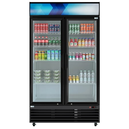 47 in. Two-Door Merchandiser Refrigerator - 38 Cu Ft. MDR-2GD-35C