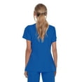 thumbnail image 2 of Grey's Anatomy Signature 2130 Women's Mock Wrap Scrub Top New Royal XS, 2 of 2