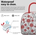 thumbnail image 3 of Womens Pioneer Flower Floral Print Pattern Lunch Box for Work,Insulated Lunch Bag for Women,Loncheras Para Mujer,Leakproof Adult Lunch Bag for Work,Beach,Travel,Picnic,Camping, 3 of 7