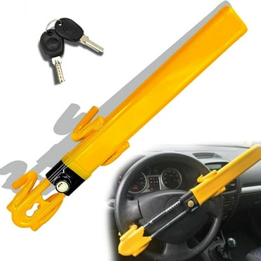Steering Wheel Lock - Heavy Duty Antitheft Device and Car Security Lock with Adjustable Locking and 2 Keys -for Auto/SUV/Van/Truck
