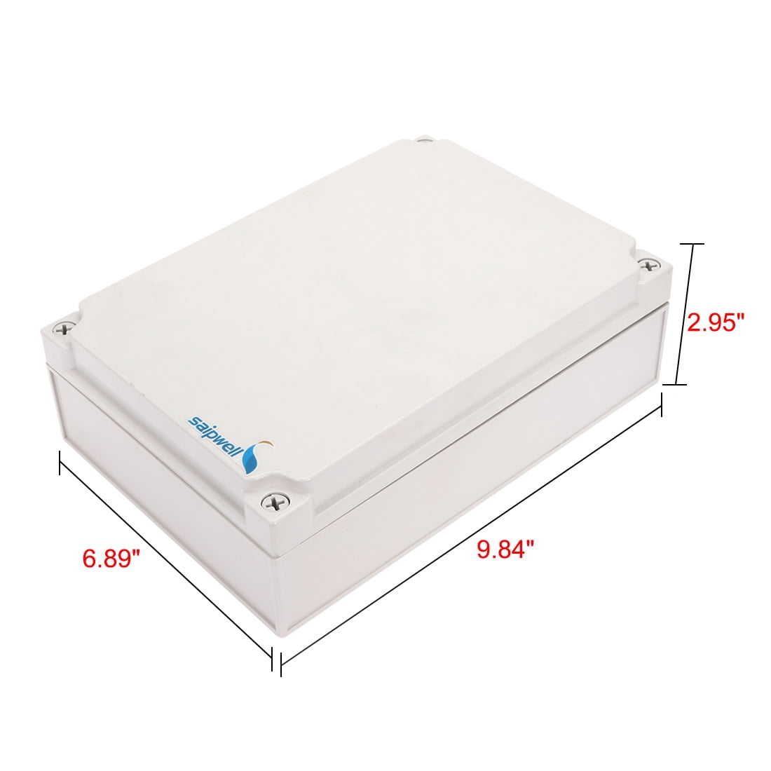 Unique Bargains 175mm x 250mm x 75mm Electronic ABS Plastic DIY Junction Box Enclosure Case Gray