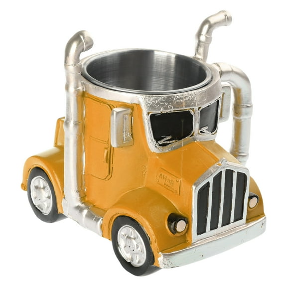 Truck Shape Coffee Mug Resin Water Cup 12oz for Home Decoration and Gift for Truck Enthusiasts Truck Mug