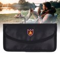 thumbnail image 4 of Fireproof Document Bag, Black Fireproof Storage Bag  For Mobile Phones, 4 of 8