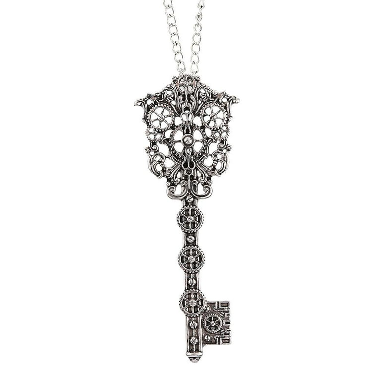 Steampunk key sale necklace