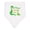 White and Black, variant on Inktastic My Nanny Loves Me Grandson Dinosaur Baby Bandana Bib