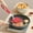 Red-RD, variant on Non Stick Spatula, kitchen turner for cooking, stainless steel heat resistant, 24.5cm long handle, ergonomic non slip grip, easy to clean, hanging hole for storage
