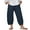 Navy Blue, variant on Musuos Women Casual Wide Leg Pants Cotton Linen Capri Cropped Baggy Pants e Trousers