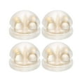 thumbnail image 4 of REACHISE 50pcs Clear Silicone Earring Backs for Earrings (Golden), 4 of 8
