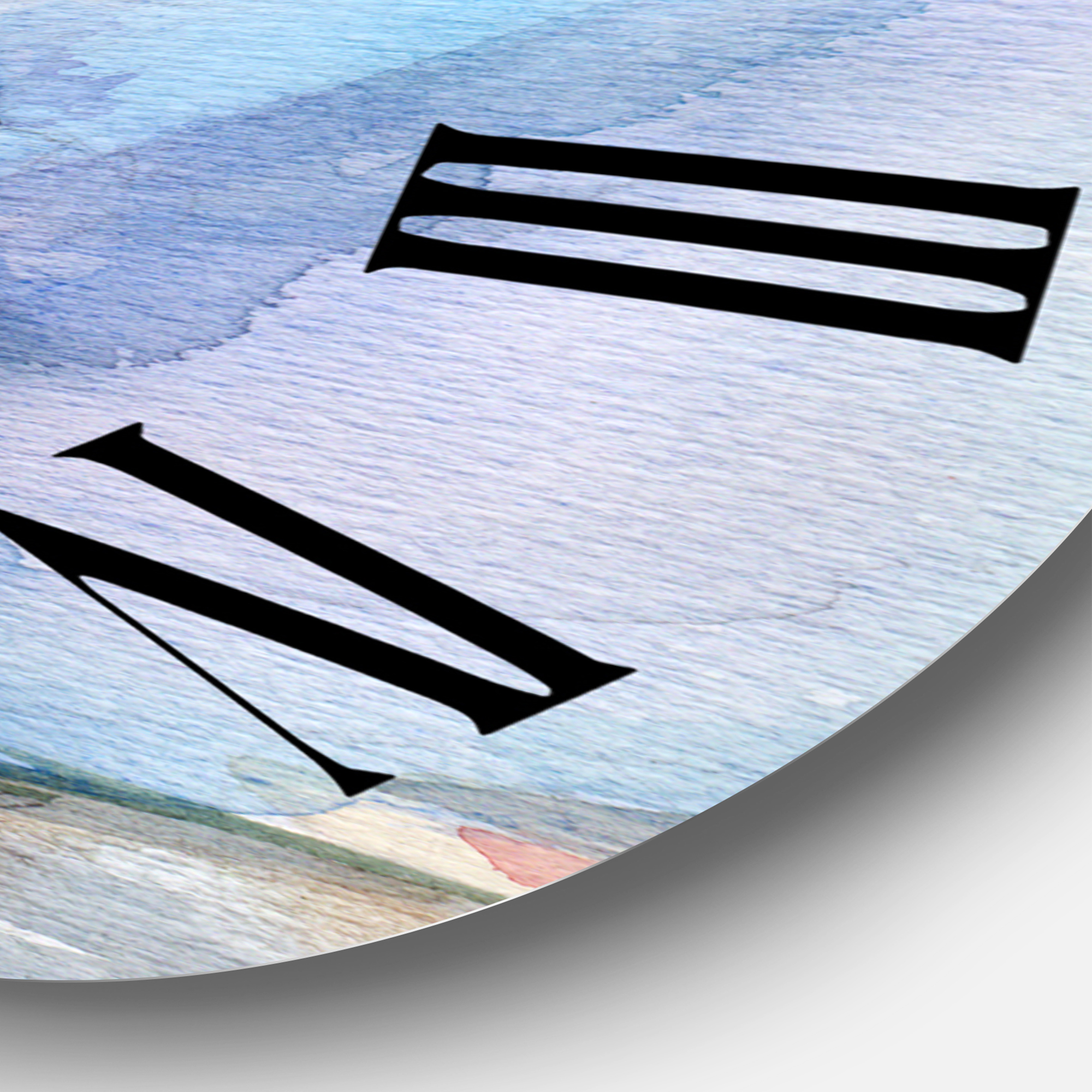 Designart 1 in Farmhouse Wall Clock