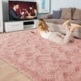 thumbnail image 4 of IR Imperial Rooms Shag Area Rug 2x3ft for Entryway ,Bedroom, Kids Room Soft Fluffy Shaggy Rug Pink, 4 of 11