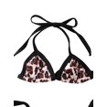 thumbnail image 5 of 2Pcs Set Toddler Baby Girl Swimsuit Leopard Ruffle Halter Swimwear Bikini Tankini Sunsuit, 5 of 5