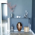 thumbnail image 6 of Cortesi Home Melissa Double Shelf Glass Console Table, 43", 6 of 6