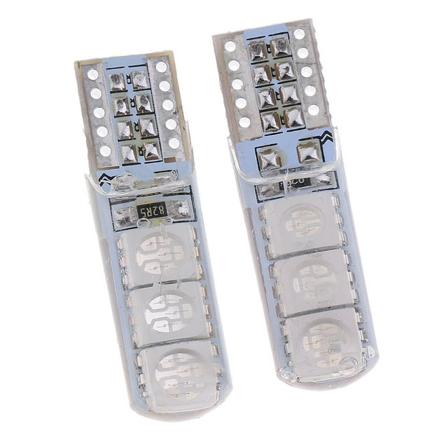 T10 5050 6 Luces Traseras LED de Luz LED para Denteros Iluminación Impermeable para Automóviles, Pieza de Accesorios Azul Sunnimix Luces de lectura de coche Luz