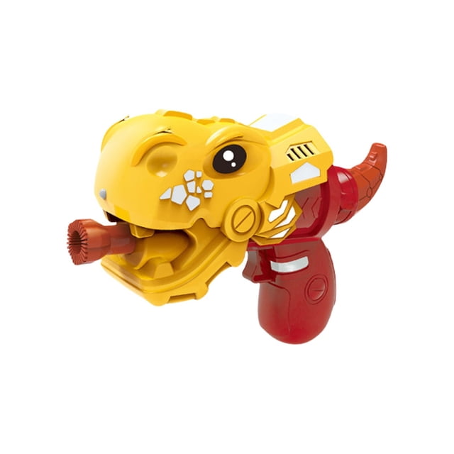Juguetes para piscina, juguetes para bebés y niños pequeños: pistolas de luz y música con forma de dinosaurio ahumado elástico, juguete para niños, máquina de burbujas de 50 ml.