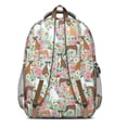thumbnail image 3 of Cute Boxer Dog and Flowers Florals Backpack for School,Cute School Bag,Schoolbag with Adjustable Shoulder Straps & Padded Back,16.9 Inch, 3 of 5