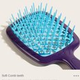 thumbnail image 5 of Cepillarse el pelo, enrollarse el pelo, eliminar las rebabas, eliminar los enredos, el verde naranja caliente, 5 of 5