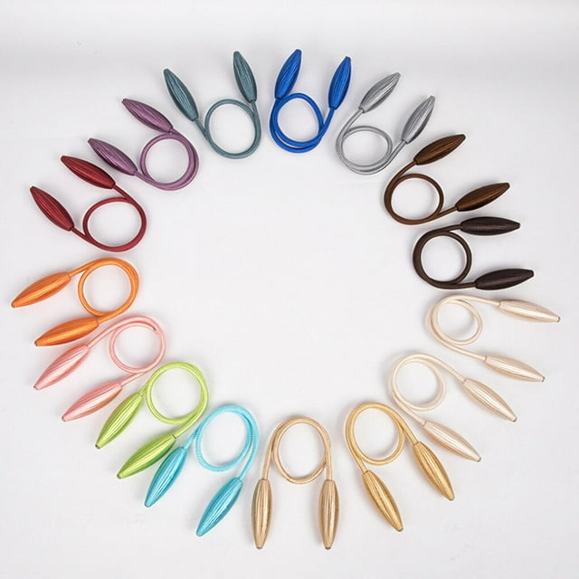 Curtain Tiebacks Plastic Window Drapery Drape Holdback Curtain Clips tieback drapery Buckle Home Supplies