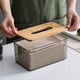 thumbnail image 2 of Caja de pañuelos creativa para mesa de centro de sala de estar, caja de almacenamiento de servilletas para el hogar, caja de papel redonda, caja de papel para toallas faciales de escritorio, caja de, 2 of 5