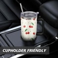 thumbnail image 7 of Cherry Fruits 40 OZ Tumbler Cup with Lid and Straw for Water Iced Tea Coffee Smoothie and More, 7 of 7