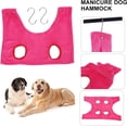 thumbnail image 3 of Hamaca para el cuidado de mascotas: correa para el cuidado de perros con 4 ganchos y 2 máscaras para el cuidado de mascotas, bolsas suaves y cómodas para bañarse, arreglarse y cortarse las u, 3 of 5