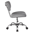 thumbnail image 2 of OSP Home Furnishings Vista Task Office Chair in Grey Faux Leather, 2 of 3