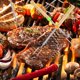 thumbnail image 5 of Palitos para asar, pinchos para Smore de acero inoxidable con mango de madera, tenedores para barbacoa extensibles de 32 pulgadas, palitos para Smores telescópicos para hoguera, fogata brillar Electrónica, 5 of 5