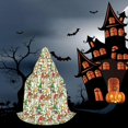 thumbnail image 6 of Honeii Mushrooms Gnomes Print Poncho Cape, Cloak Coat, Snuggly Hooded Wearable Blanket, Hooded Cape For Teenagers,Halloween Costumes-Small, 6 of 7