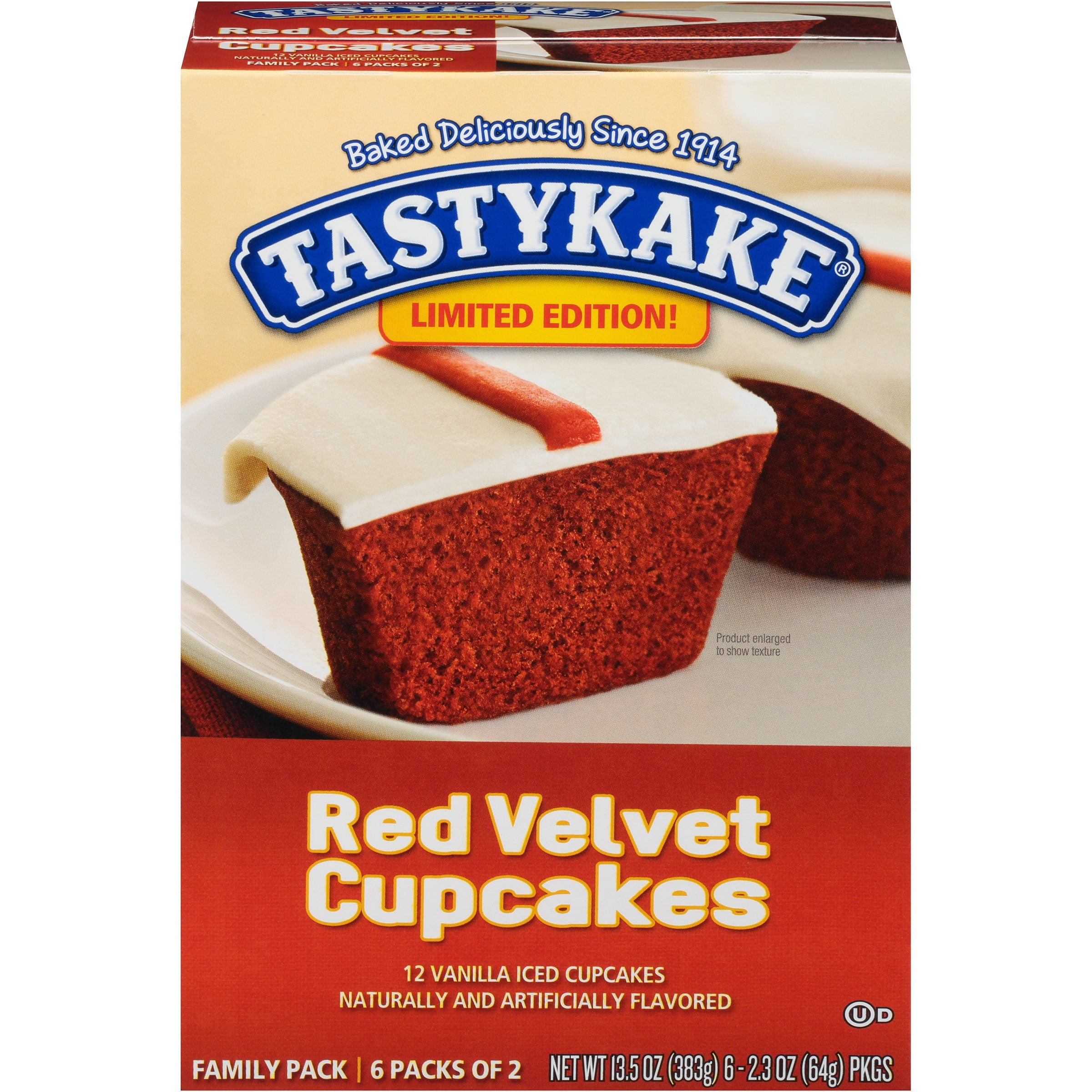 Tastykake® Red Velvet Cupcakes 62.3 oz. Packages