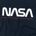 thumbnail image 2 of NASA T-Shirt Insignia Navy Unisex Graphic Tee for Men & Women, 2 of 7